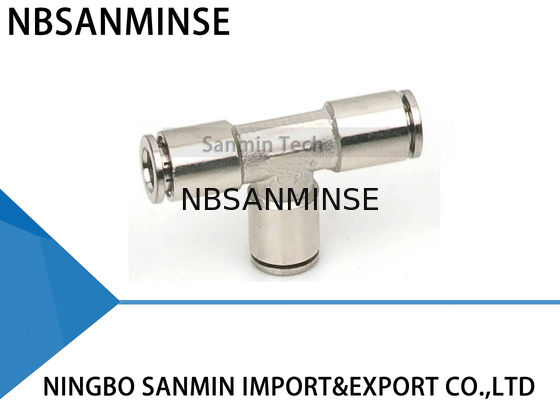 MPUT Pneumatic Brass Air Hose Fittings , Pneumatic Brass Fitting Tube Fitting Sanmin