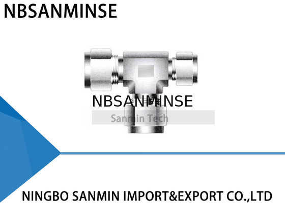 RUBT Union Tee Stainless Steel SS316L Plumbing Fitting Pneumatic Air Fitting High Quality Sanmin