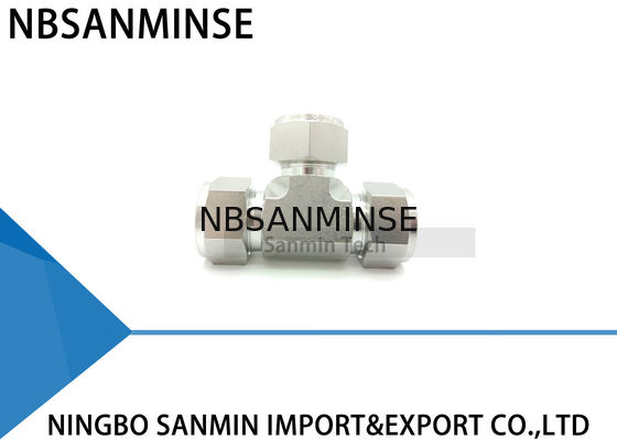 UT Union Tee Stainless Steel SS316L Pneumatic Tube Fittings Plumbing Fitting High Quality Sanmin