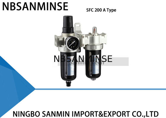 Two Units Air Filter Regulator Lubricator  FRL Units Air Compressor Filter Regulator Sanmin