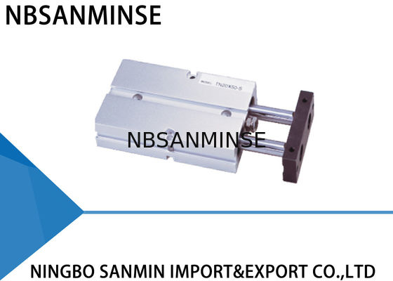 TN Series Twin Rod Pneumatic Cylinder Double Acting Air Tac Similar Type