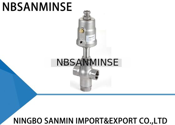 JDF1100 / JDF1200 Pneumatic Angle Seat Valve 3 Way Angle Valve Double Acting Food Machine