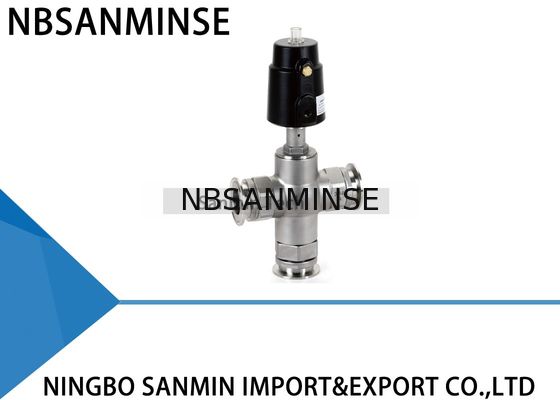 JDF1100 / JDF1200 Pneumatic Angle Seat Valve 3 Way Angle Valve Double Acting Food Machine