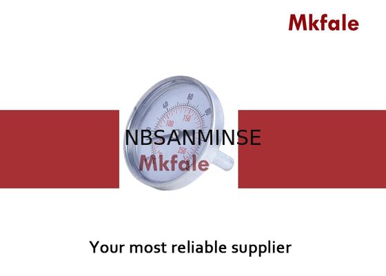 Heating / Plumbing Liquid Pressure Gauge Aluminum Bimetallic Thermometer