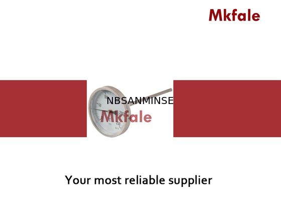 SMWS Economic Liquid Pressure Gauge Stainless Steel Bimetallic Thermometer IP43