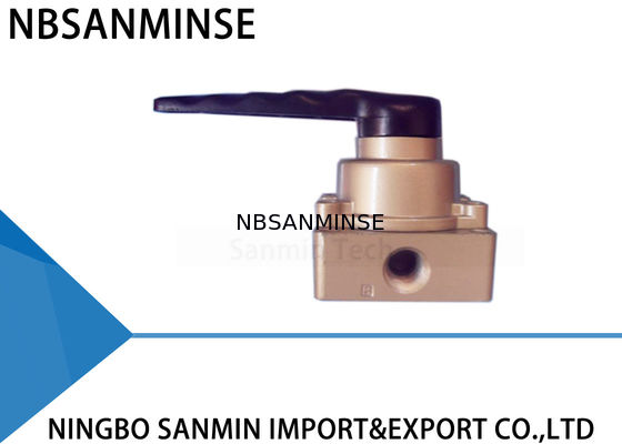1/8 1/4 3/8 Drawing Pneumatic Mechanical Valve Hand Switching NBSANMINSE HV200-02 HV300-03 HV400-04