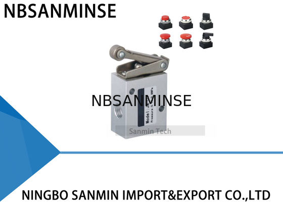 1/4 Mechanical Valve Pneumatic Stop Type Mechanical Shutoff Throttle Valve Two Position Three Way