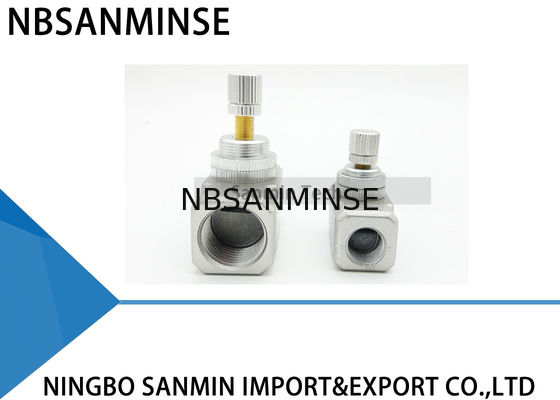 NBSANMINSE RE Flow Capacity Control Valve G Thread 1/8 1/4 3/8 1/2 Pneumatic Air Standard Type Control Valve
