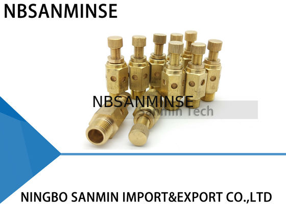 NBSANMINSE C Type Pneumatic Air Fittings Muffler Throttle Valve Pneumatic Brass Silencer