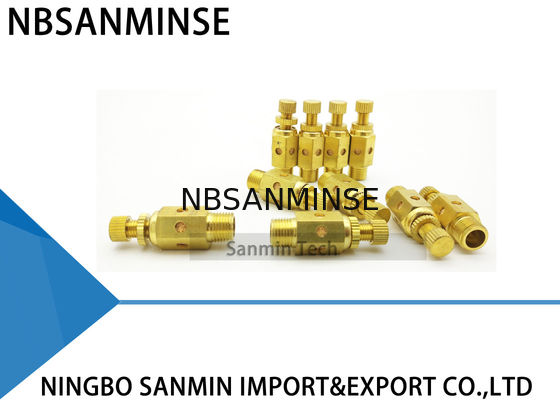 NBSANMINSE C Type Pneumatic Air Fittings Muffler Throttle Valve Pneumatic Brass Silencer