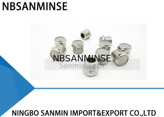 1/8 1/4 3/8 1/2 Stainless Steel Silencer BSL-SSM Type Muffler Pneumatic Parts