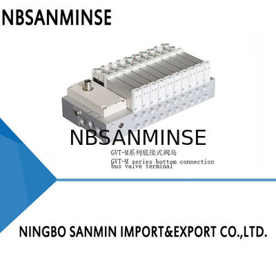 GVT-S/GVT-M Series half-pipe bus Valve Island bottom connection bus Valve terminal
