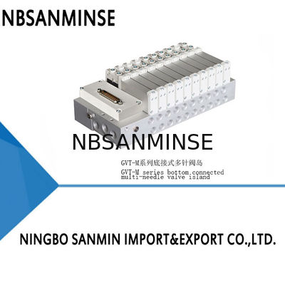 GVT-S/GVT-M Series half-pipe bus Valve Island bottom connection bus Valve terminal