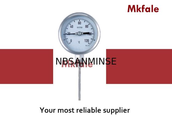High Accuracy Bimetallic Thermometer Liquid Pressure Gauge For Engineering Measurement Instrument