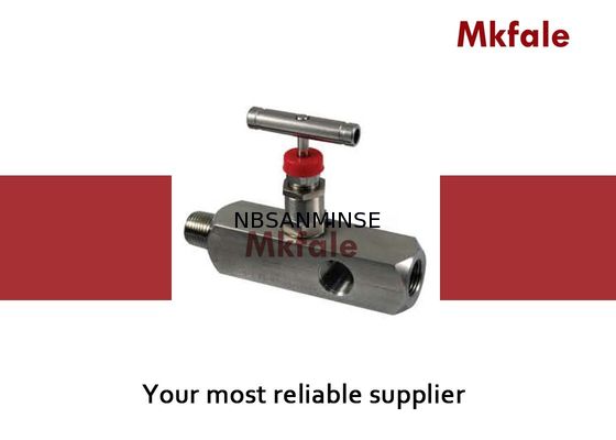 Multi - Port Stainless Steel Gauge Valves With PTFE Seal ASME NPT High Pressure Valve 3000PSI 6000PSI