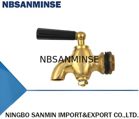 Copper Wood Handle Hot Water Nozzle 1 Inch Water Solenoid Valve 220v