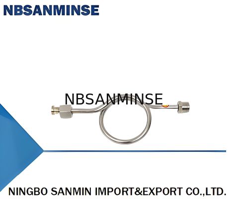 Highly Durable And Accurate Stainless Steel Pressure Gauge Buffer Tube 302B DN15×DN15 For Various Applications