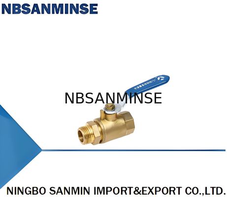 Brass Copper Inner And Outer Wire Ball Valve With High Pressure Resistance