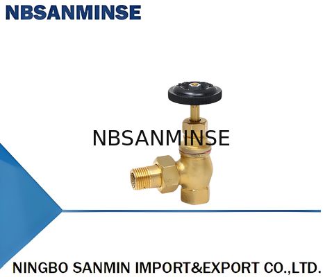 606-DN15 606-DN20 Copper Heating Angle Valve With 1.0MPA Pressure