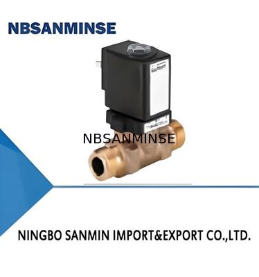 Servo-assisted 2/2-way Diaphragm Valve with Steel Material and Brass Solenoid Valve