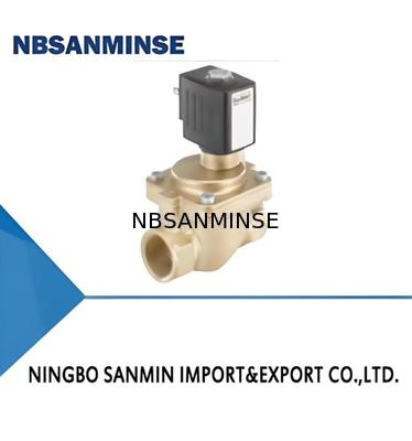 Servo-assisted 2/2-way Brass Solenoid Valve with DN 10... DN 50 Orifice and 24 V/DC Operating Voltage