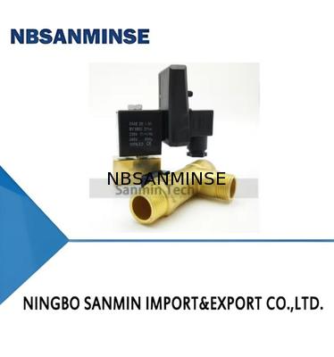 SR-G-15 4Mpa G 1/2 High Pressure Solenoid For Electronic Drain Valves Air Compressor Valve Brass Solenoid Drainer NBSANMINSE