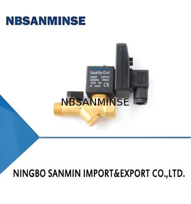 NBSANMINSE Electronic Drain Valve G1/2 1.6 Mpa SR-B-15 Brass Solenoid Valve DC24V AC220V Air Compressor Drainer