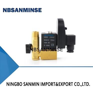 NBSANMINSE SR - A - 15 Electronic Drainer G1 / 2 1.6Mpa Exhaust Valve Water Drainer Water Valve DC24V AC220V High Quality