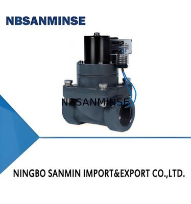 2W Series Pneumatic Solenoid Valve with 15-50mm Orifice for 0.1-0.6 MPa Pilot Type and 0-1.5 m Water Column Direct Action
