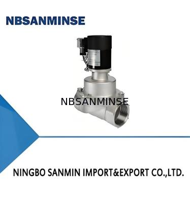 304 Stainless Steel Chemical Solenoid Valve with DC12V-AC380V Voltage and 5-50°C Working Temperature