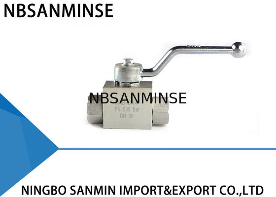 Standard NPT G Manual Ball Valve Industry On Off Valve Carbon Steel Material