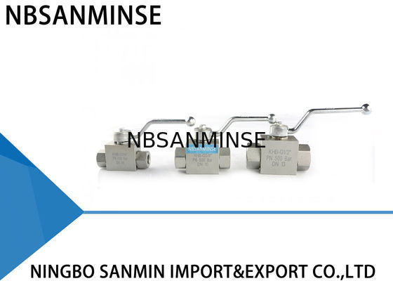 Standard NPT G Manual Ball Valve Industry On Off Valve Carbon Steel Material