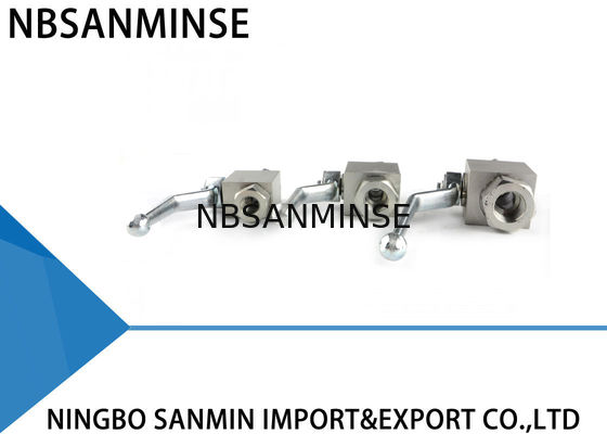 Standard NPT G Manual Ball Valve Industry On Off Valve Carbon Steel Material