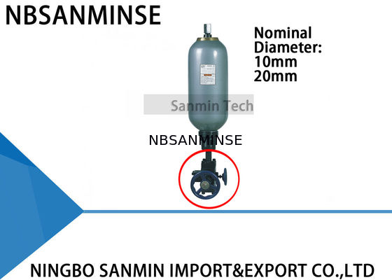 Balance Miter Valve Type 20mm Stop Valve For Hydraulic Bladder Accumulator