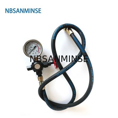Impact Resistance Hydraulic Accumulator Nitrogen Charging Valve Filling Air