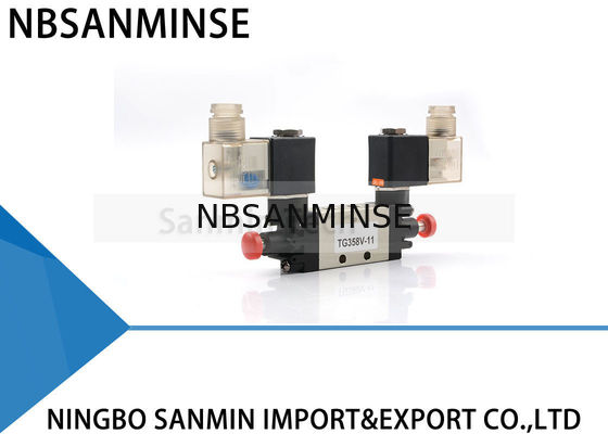 TG358V11 G1/8 2 Position 5 Way Internal Pilot Type Door Pump Dedicated Valve For Truck Car Door System
