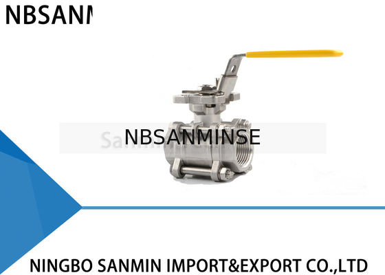 CF8M 1 inch Hydraulic High Pressure Ball Valve 1000psi WOG Stainless Steel SS316 Oil Gas Water Pipe Line Application