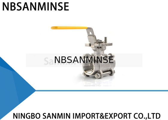 CF8M 1 inch Hydraulic High Pressure Ball Valve 1000psi WOG Stainless Steel SS316 Oil Gas Water Pipe Line Application