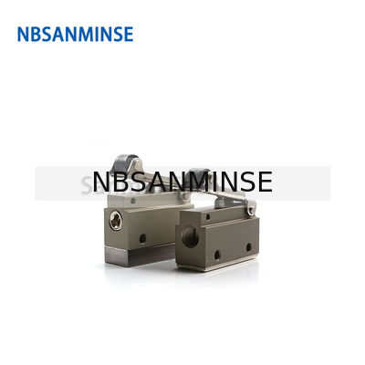 NBSANMINSE V2-M5 V2-1/8 2/2 Way Air Mechnical Control Valve Pneumatic Two Way Roller Valve Automation Line