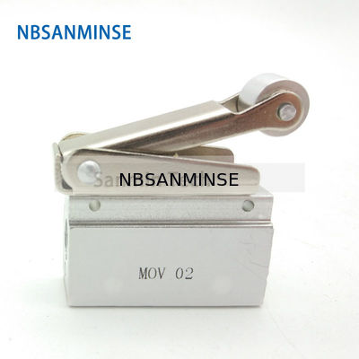 NBSANMINSE MOV 1/8 G Thread Mechanical Valve Pneumatic Control Air Valve Roller push selection for Package machine Autom