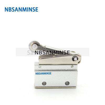 NBSANMINSE MOV 1/8 G Thread Mechanical Valve Pneumatic Control Air Valve Roller push selection for Package machine Autom