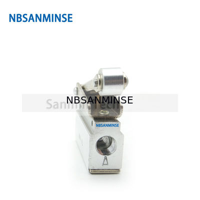 NBSANMINSE MOV 1/8 G Thread Mechanical Valve Pneumatic Control Air Valve Roller push selection for Package machine Autom