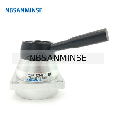 NBSANMINSE K34R6 G1/4" Hand Switching Valve Drawing Valve Mechanical Pneumatic Manual Valve G 1/4 Thread