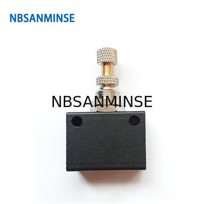 NBSANMINSE ASC G1/8 1/4 3/8 1/2 Precision Flow Control Valve Pneumatic Air Valve Flow Adjusting Normal Temperature