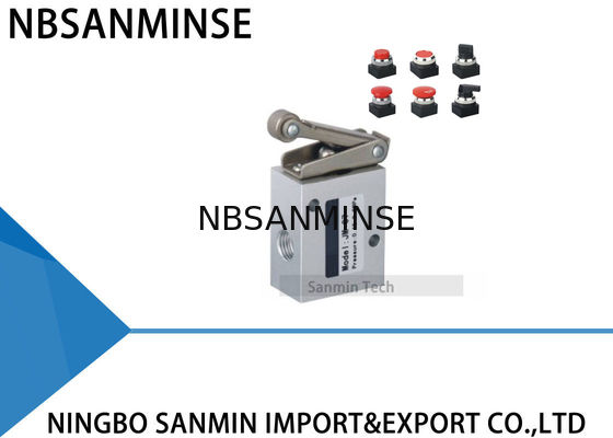 JM Series 1/4 Mechanical Valve Pneumatic Stop Type Mechanical Valve Shutoff Valve Throttle Valve Two Position Three Way