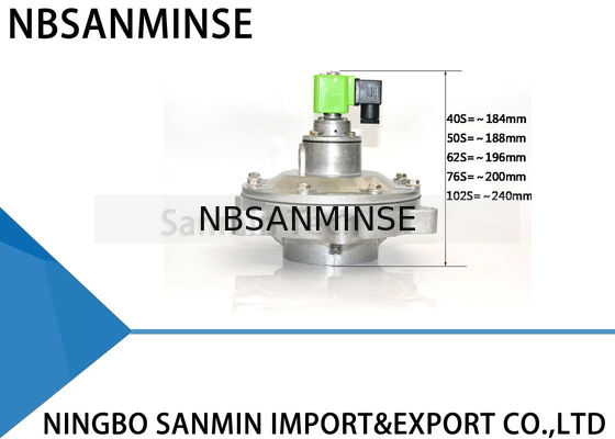NBSANMINSE QD-Y Diaphragm Valve Pulse jet Valve SBFEC Type For Bag dust collector system G1-1/2 G2 G2-1/2 G3 G4