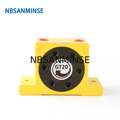 GT 1/8 1/4 Pneumatic Turbine Vibrator Air Vibrator Low Pressure For Food And Pharmaceutical Industries Ball Type
