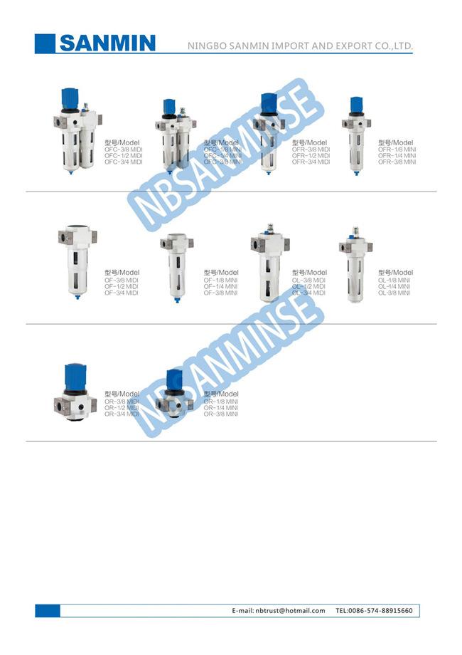 FESTO Type OC DC series FRL Two Units Filter Regulator High Pressure