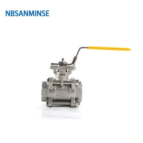 CF8M 1 inch Hydraulic High Pressure Ball Valve 1000psi WOG Stainless