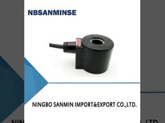 16431 Lead Type Solenoid Valve Coil DC 18 Watt Normal Power Black Color